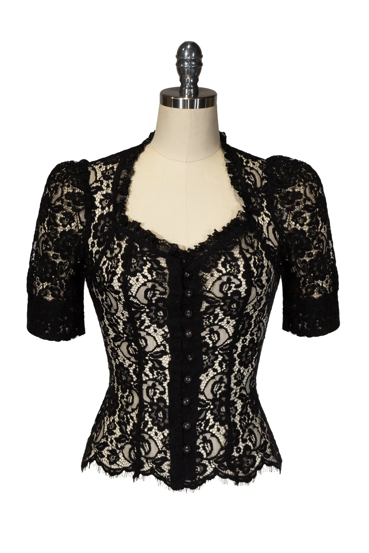 Capone Blouse (Black)